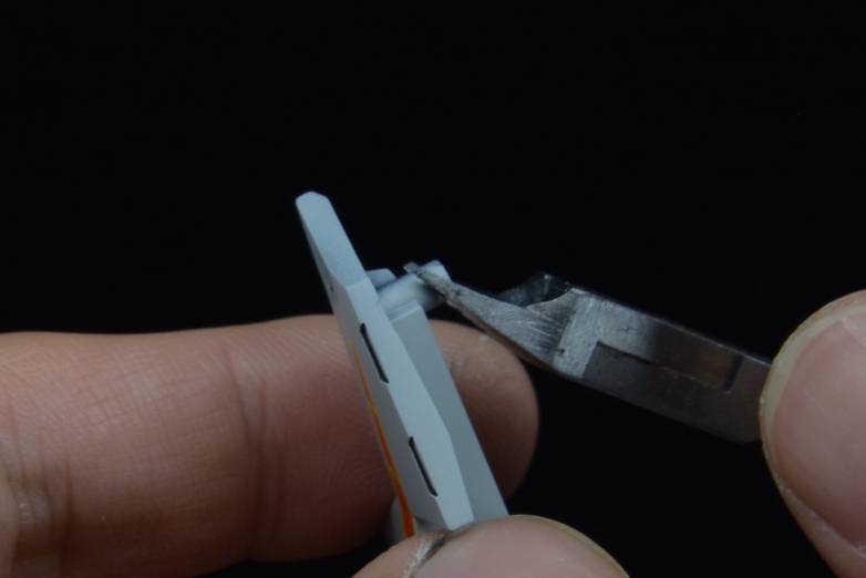 ダボの斜めカット