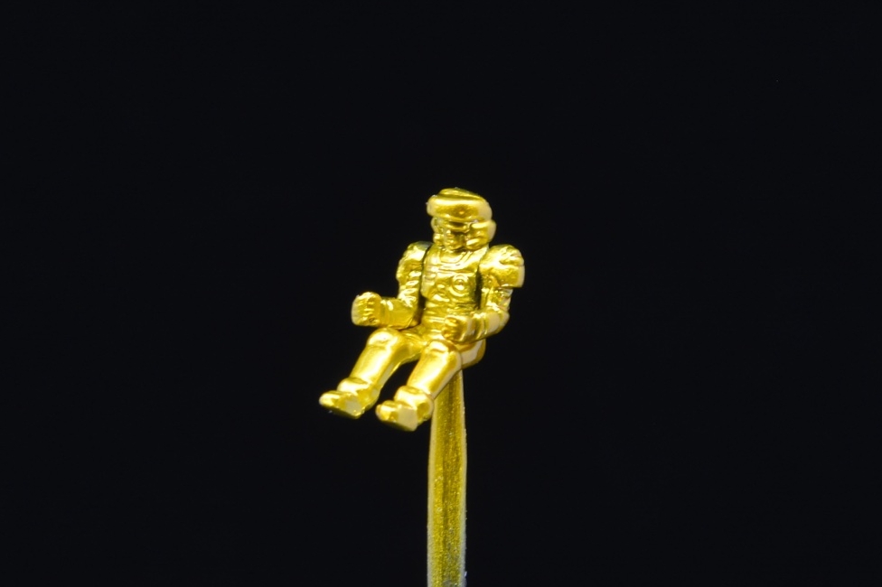 パイロットフィギュアのキャンディ塗装
